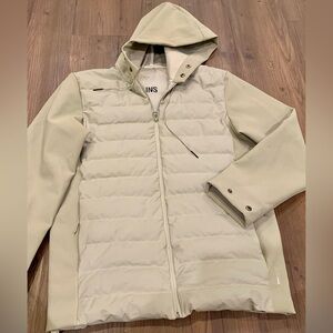 Rains Men's waterproof Puffer Jacket size S
